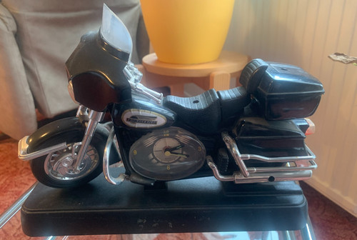 Retro wecker motorrad - retro,