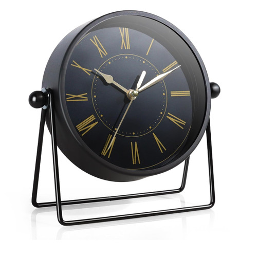 Tischuhr vintage metall - tischuhr,
