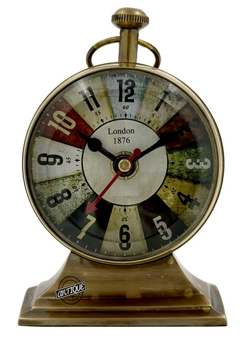 Schreibtisch messing uhr 1876 - schreibtisch,